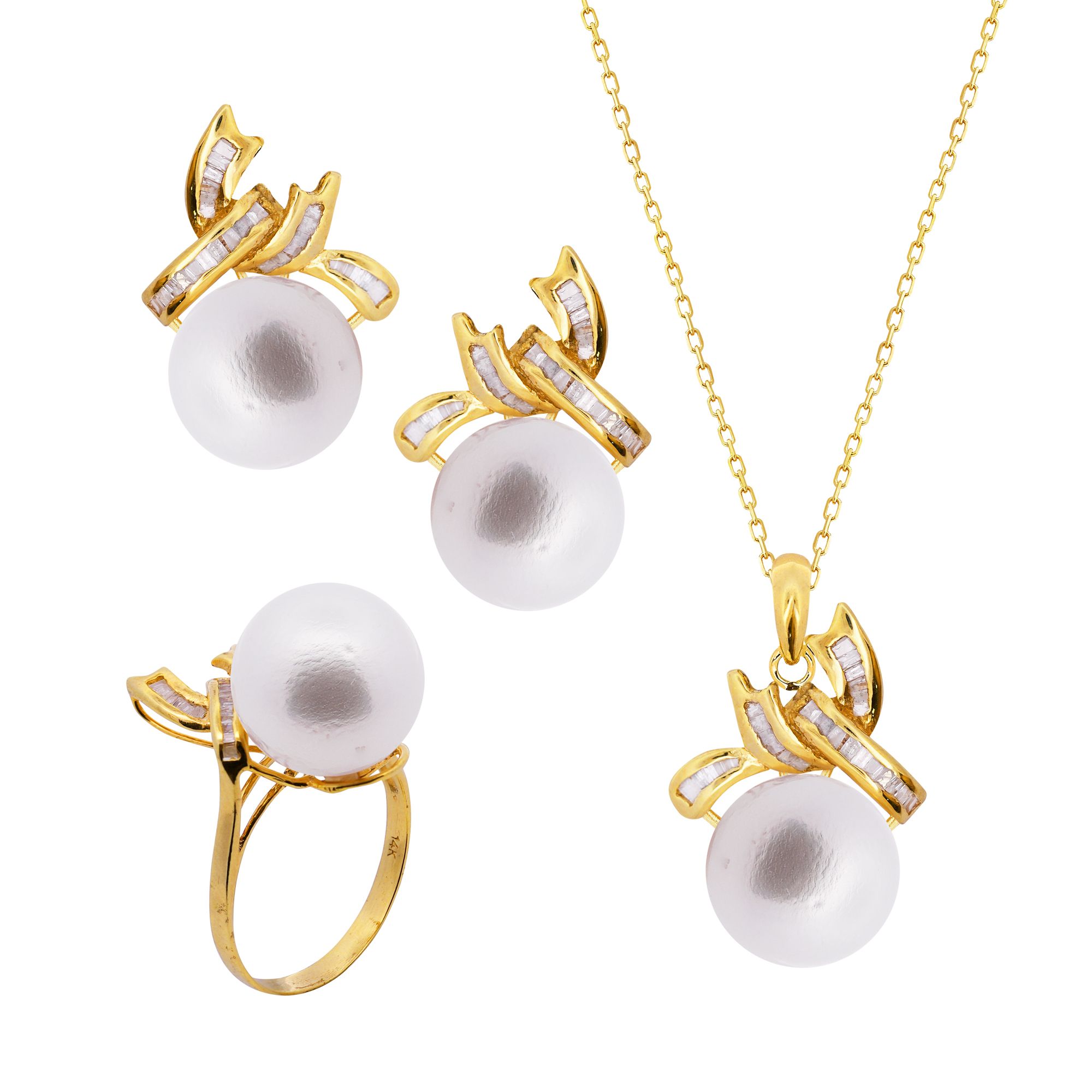 Gretel White South Sea Pearl Set